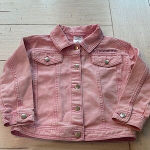 Disney Light Pink Jean Jacket for Kids